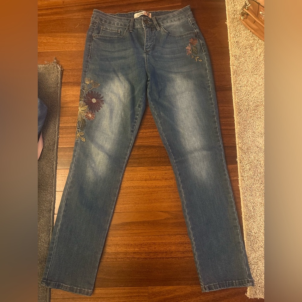 Royalty For Me Embroidered Jeans